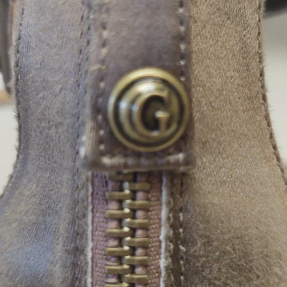 Preloved GUESS Bronze Strappy Heels Size 9 - Picture 5 of 8